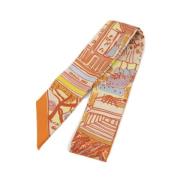 Pre-owned Silk scarves Hermès Vintage , Multicolor , Dames