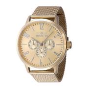 Gouden Wijzerplaat Quartz Horloge - Specialty Collectie Invicta Watche...