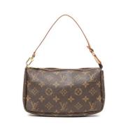 Pre-owned Canvas handbags Louis Vuitton Vintage , Brown , Dames