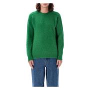 Groene Ster Gebreide Trui Shaggy Bear Sweater Howlin' , Green , Heren