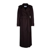 Stijlvolle Lange Trenchcoat voor Vrouwen Harris Wharf London , Brown ,...