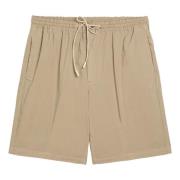 Korte Bermuda Shorts voor Mannen PT Torino , Beige , Heren