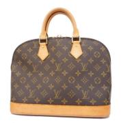 Pre-owned Fabric louis-vuitton-bags Louis Vuitton Vintage , Brown , Da...