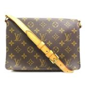 Pre-owned Fabric louis-vuitton-bags Louis Vuitton Vintage , Brown , Da...