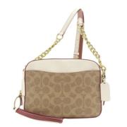 Pre-owned Canvas shoulder-bags Coach Pre-owned , Brown , Dames