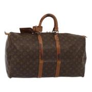 Pre-owned Canvas travel-bags Louis Vuitton Vintage , Brown , Dames