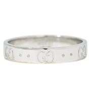 Pre-owned White Gold rings Gucci Vintage , Gray , Dames