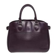 Pre-owned Leather louis-vuitton-bags Louis Vuitton Vintage , Purple , ...