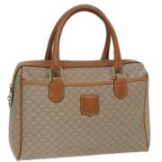 Pre-owned Leather handbags Celine Vintage , Beige , Dames