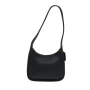 Pre-owned Leather shoulder-bags Coach Pre-owned , Black , Dames