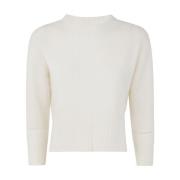 Luxe Ivory Cashmere Sweater Loulou Studio , White , Dames