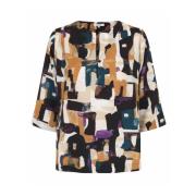 Gedrukte top met 3/4 mouwen Masai , Multicolor , Dames