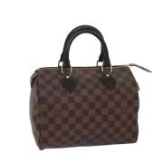 Pre-owned Canvas handbags Louis Vuitton Vintage , Brown , Dames