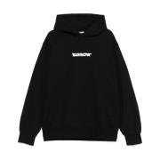 Zwarte hoodie Barrow , Black , Heren