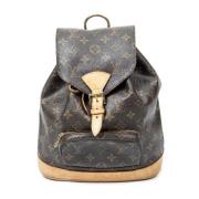 Pre-owned Canvas backpacks Louis Vuitton Vintage , Brown , Dames