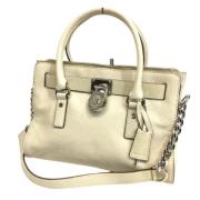 Pre-owned Leather shoulder-bags Michael Kors Pre-owned , White , Dames