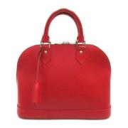 Pre-owned Leather louis-vuitton-bags Louis Vuitton Vintage , Red , Dam...