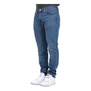 Slim Tapered Blauwe Denim Jeans Levi's , Blue , Heren