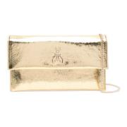 Fly Clutch Metallic Art. 8B5460L112 Patrizia Pepe , Yellow , Dames