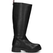 Zwarte Leren Hoge Laarzen Lauren Haboob , Black , Dames