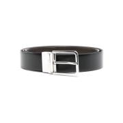 Zwarte NorHeren Riem Santoni , Black , Heren