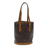 Pre-owned Canvas louis-vuitton-bags Louis Vuitton Vintage , Brown , Da...