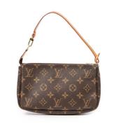 Pre-owned Canvas handbags Louis Vuitton Vintage , Brown , Dames