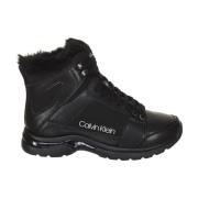 Zwarte Hoge Sneakers voor Dames Calvin Klein , Black , Dames