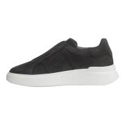 Grijze Slip-On Sneakers Aw24 Hogan , Gray , Heren