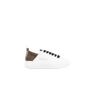 Witte Zand Sportieve Elegantie Sneakers Alexander Smith , White , Dame...