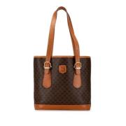 Pre-owned Fabric totes Celine Vintage , Brown , Dames