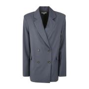 Grijze Blazer met Fjordstijl Loulou Studio , Gray , Dames