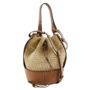 Pre-owned Raffia shoulder-bags Loewe Pre-owned , Brown , Dames