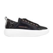 Wembley Sneakers met Strass Alexander Smith , Black , Dames