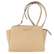 Pre-owned Plastic shoulder-bags Michael Kors Pre-owned , Beige , Dames