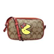 Pre-owned Canvas shoulder-bags Coach Pre-owned , Beige , Dames