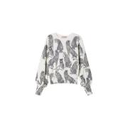 Trui met Jaguar Print Twinset , Gray , Dames