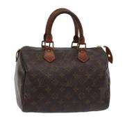 Pre-owned Canvas handbags Louis Vuitton Vintage , Brown , Dames