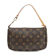 Pre-owned Canvas handbags Louis Vuitton Vintage , Brown , Dames