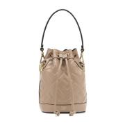 Iconische FF-motief leren tas Fendi , Gray , Dames