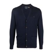 Blauwe Cardigan Polo Ralph Lauren , Blue , Heren