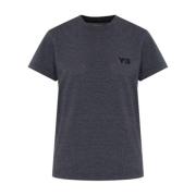 Zwarte korte mouw Tee Y-3 , Black , Dames