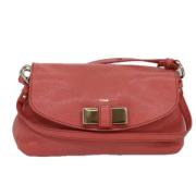 Pre-owned Leather shoulder-bags Chloé Pre-owned , Pink , Dames