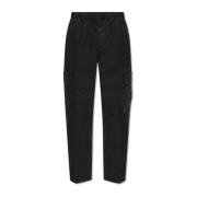 Broek met zakken Stone Island , Black , Heren