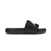 Zwart-Wit Stijlvolle Ciabatta Schoenen Kappa , Black , Heren