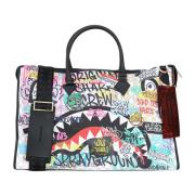 Crème Piramide Duffle Tas Sprayground , Multicolor , Dames