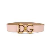 Stijlvolle riem voor mannen en vrouwen Dolce & Gabbana , Pink , Dames