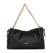 Handtas met schouderkettingen Kazar , Black , Dames