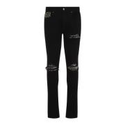 Zwarte Jeans voor Mannen Aw24 Amiri , Black , Heren