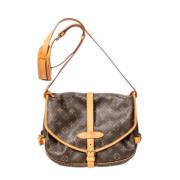 Pre-owned Canvas louis-vuitton-bags Louis Vuitton Vintage , Brown , Da...